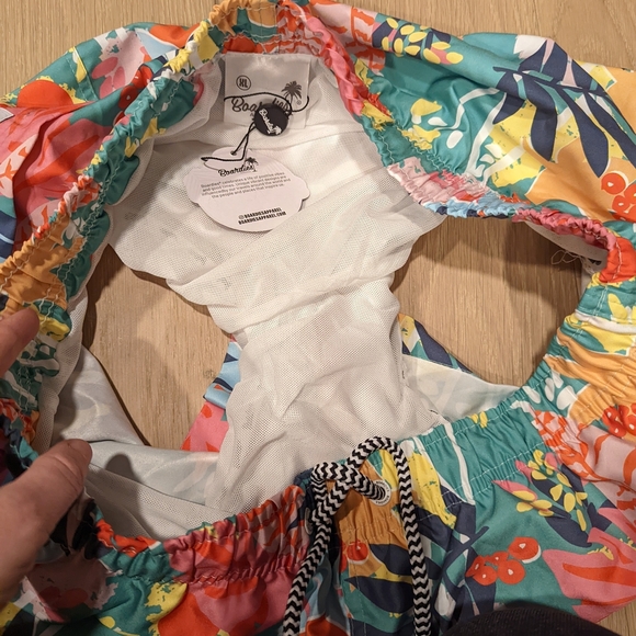 Tropical Floral Swim Shorts - Picture 5 of 9